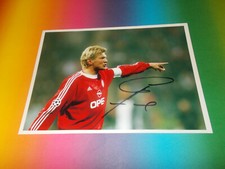 Stefan Effenberg Bayern Munich signed autograph on 20x28 photo