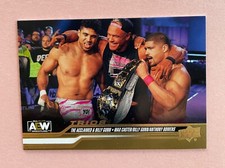 2024 Upper Deck AEW Trios GOLD Billy Gunn, Max Caster, Anthony Bowens #79
