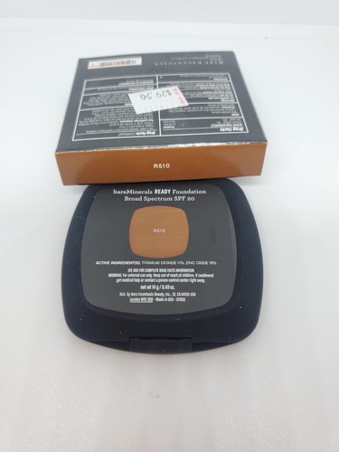 New in Box bareMinerals Ready Foundation SPF 20, R510 Pressed Powder - Picture 2 of 3