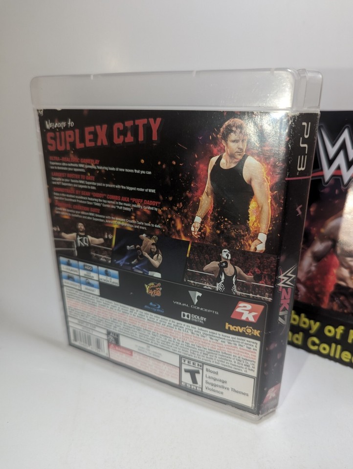 WWE 2K17 (Sony PlayStation 3, 2016) CIB, Near Mint Disc, Cover Art ...