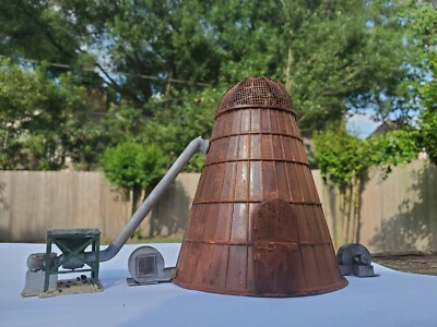 #ad #ad O Scale Dust Burner Teepee Wigwam Sawmill Slash Burner  $40.00