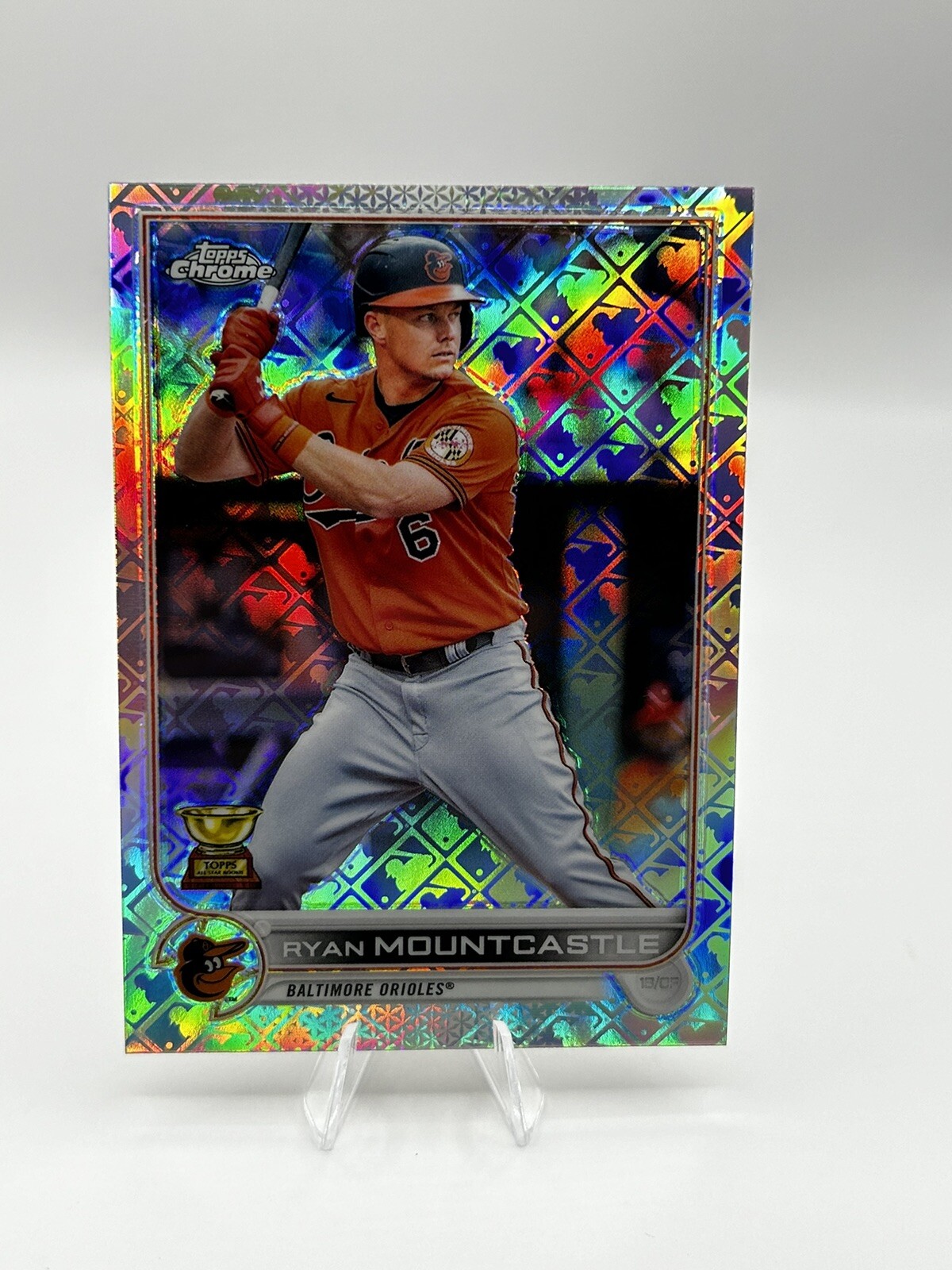 Ryan Mountcastle 2022 Topps Chrome All Star RC Cup Logofractor Refractor Orioles