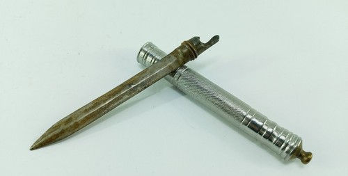 Vintage soviet rare knife barrel handmade USSR .