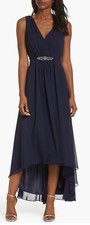 Eliza J Navy Blue Maxi Dress Size 10 Retail $188 ( 70% Off)