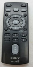 SONY RM-X211 Remote Control CDXGT56UI, CDXGT57UPW CDXGT660UP CDXGT40U CDXGT66UPW