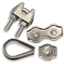 Drahtseilklemme Bügelklemme Seilklemme Duplexklemme Simplexklemme Edelstahl V4A