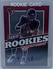 DESHAUN WATSON 2017 PANINI THE NATIONAL ROOKIES FOIL AUTO RC #FB26