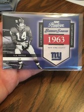 Y.A.TITTLE 2002 PLAYOFF PRESTIGE 