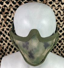 NEW Bravo TacGear V1 Strike Steel Half Face Airsoft Mask - AR02
