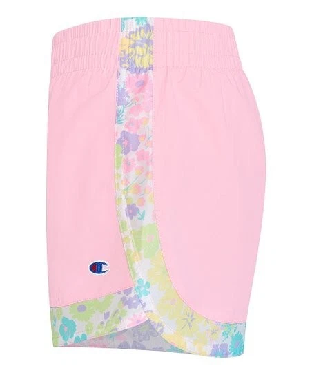 Champion Pink Candy Floral Woven Shorts Size M eBay