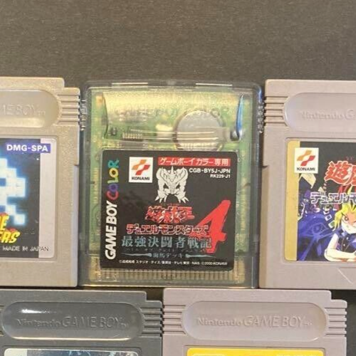 Nintendo GAME BOY COLOR Cassette Set of 7 Cassettes Confirmed to