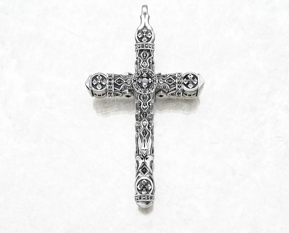 antique sterling crucifix products for sale | eBay