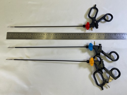 3er Set ConMed abmedica MicroLap 3,3 mm Scheren Dissektor Greifer Set monopolar - Bild 12 von 12