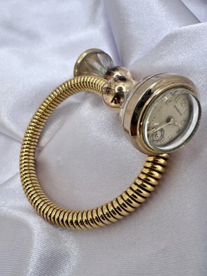 Vintage Art Deco Kingston Coil Watch Locket Bracelet Picture  display picture 3