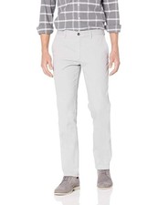 Fit Chino Pant, Size 34W x 29L, Gray - Amazon Essentials Men's Slim