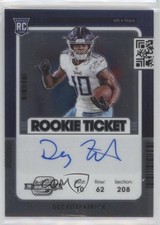 2021 Panini Contenders Optic Rookie Ticket RPS Dez Fitzpatrick #130 Auto 0w4i
