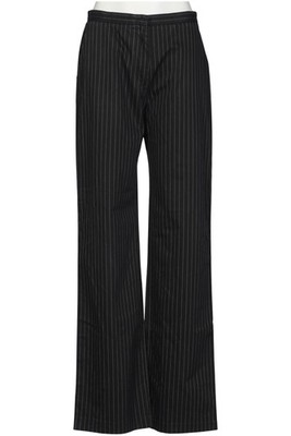 Max Mara Stoffhose Damen Hose Pants Chino Gr. EU 38 Baumwolle Schwarz #ci9kpo4