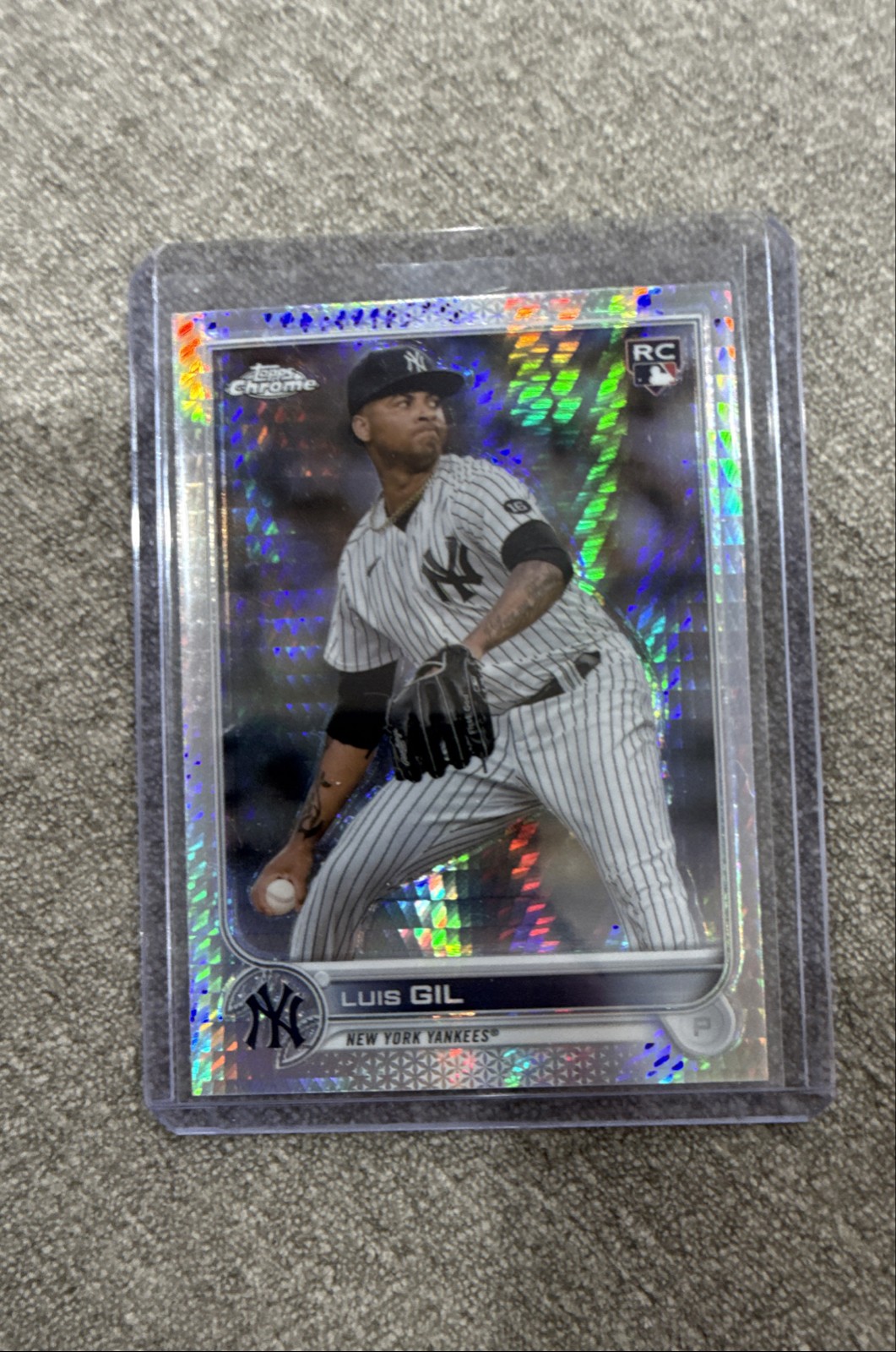 2022 Topps Chrome - Luis Gil #202 Prism Refractor (RC)