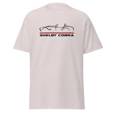 For Shelby Cobra Fans Retro Roadster Custom Car T-Shirt Birthday Gift Racing Tee