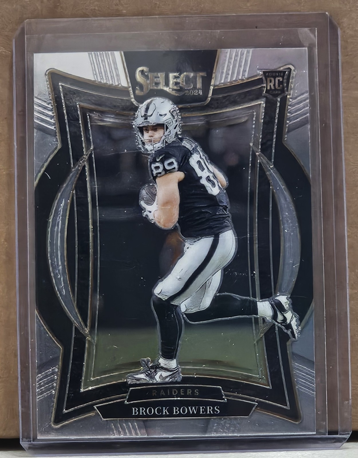 BROCK BOWERS 2024 Panini Select Concourse Rookie Card RC #31 Las Vegas Raiders