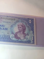 SLING's 🪙 $1 Military Payment Certificate Series 661 One Dollar Choice Crisp