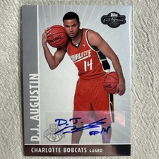 2008 Topps Co Signers Auto Charlotte Bobcats DJ Augustin 42/350