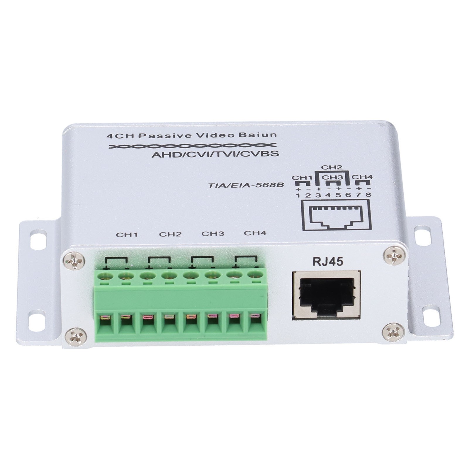 4CH AHD/CVI/TVI/CVBS Passive Video Twisted Pair Transceiver 720P 1080P HD