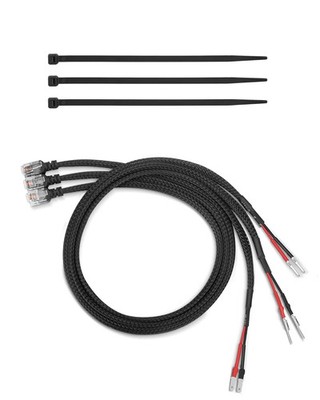RJ11 Mirror Tap Hardwire Kit for Uniden R8 R7 R4 R3 R1 - 15 Inch Low-Profile
