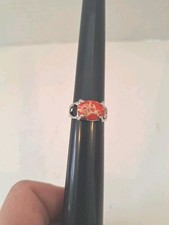 Sterling Silver and Stone Ring New Size 9.25