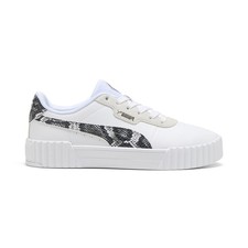 PUMA Carina 3.0 Snake Chic Womens White Sneakers Casual Shoes 40072301