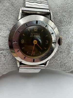 Vintage Dunhall Le Cobra Antimagnetic Swiss Mechanical Watch Parts/Repair