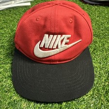 Nike True Size 1 Embroidered Large Swoosh Logo Snapback Youth Size Hat Outdoors