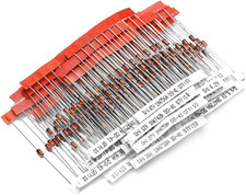 30 Values 300Pc 1W Zener Diode Assorted Kit (3V 3.3V 3.6V 3.9V 4.3V 4.7V 5.1V 5.