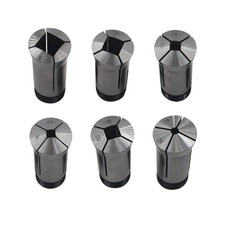 findmall 5C Square Collet 6 PC Set 1/4", 6pcs square collet set