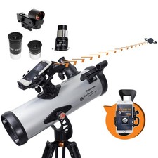 App-Enabled 114mm Newtonian Telescope, 114AZ StarSense Explorer