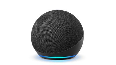 Amazon Echo Dot (4th Gen) Smart Speaker - Charcoal Black (AC adapter included)