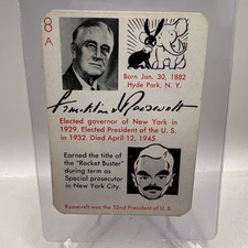 1945 Leister Game Company Autographs #8A Franklin Roosevelt