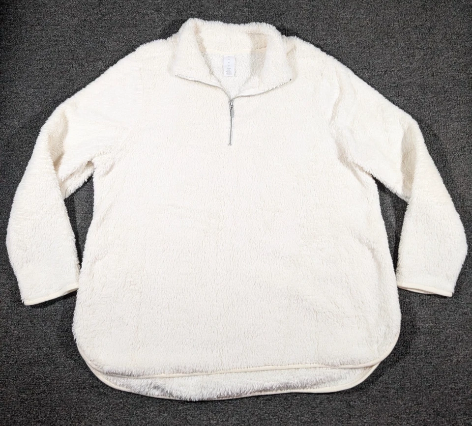 Pullover polar Sherpa suave manga larga Lane Bryant Livi talla grande 18/20 Foto 2 de 4