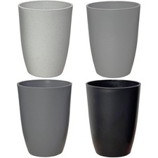 Wheat Straw Reusable Cups Set of 4 Unbreakable 12oz Drinking Glasses Dishwasher