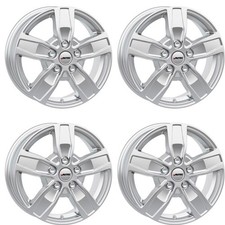 4 Autec Quantro Winter Felgen 6,5x16 5x120 SIL für VW Bus Crafter Amarok lackier