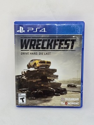 Wreckfest (Sony PlayStation 4, 2019) PS4 Racing Game w/Case & Disc THQ Nordic