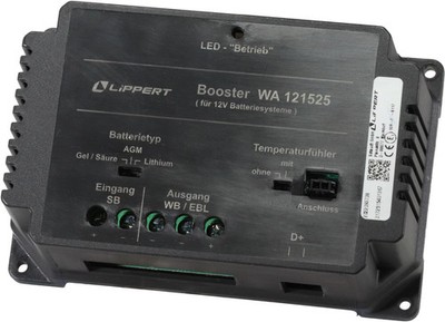 Lippert WH-150768 Booster Autobatterie Ladegerät Camping Outdoor schwarz 1747323