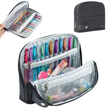 Crochet Hook Case Empty - Crochet Hook Organizer Stand Up Unique Design -Corc...