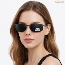 Clip On Sunglasses Polarized UV400 Anti Glare Night Driving Unisex US