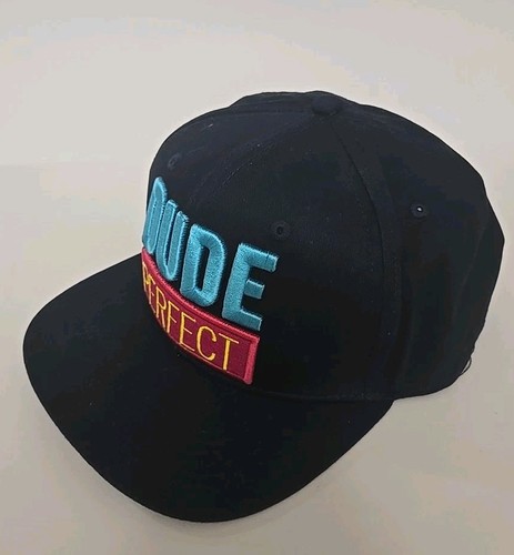 Dude Perfect Panda-Monium Tour Adjustable Snapback Hat Cap Navy Blue Pandamonium - Picture 3 of 9