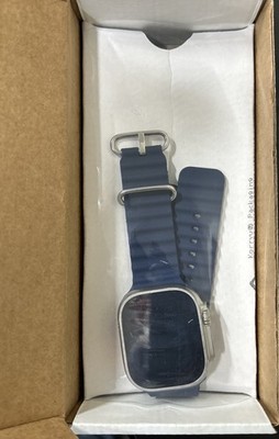 Apple Watch Ultra 2 [GPS + Cell, 49mm] Titanium case /Blue Ocean Band - Amz Rfrb