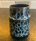 Poole Pottery Blue Lace Sea Crest Jar Vase RARE