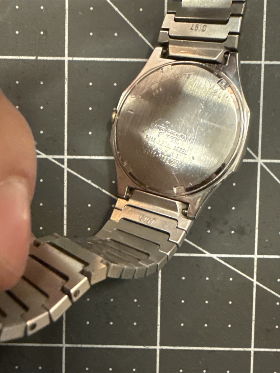 Vintage Seiko Lassale 5932-7069 Quartz Octagonal Two-Toned