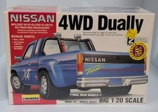 Lindberg Nissan 4x4 doble camioneta pickup escala 1:20 plástico modelo coche kit sellado