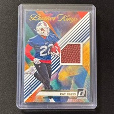 🚛GN 2024 PANINI DONRUSS FOOTBALL LEATHER KINGS /425 RAY DAVIS